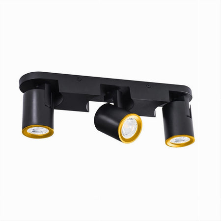 Applique 3 Diffusori Orientabile Soffitto Parete Lampada Gu10 Bianco Nero Th8803