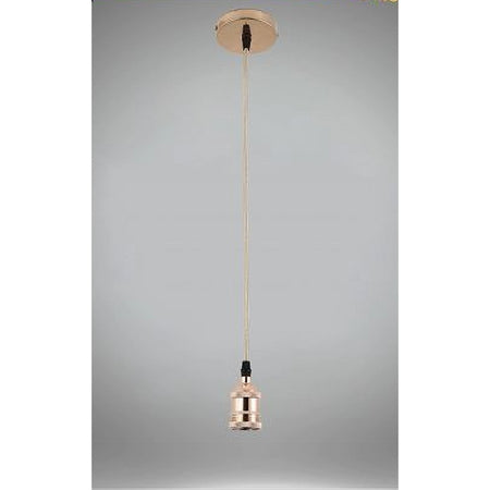 Lampadario Portalampada A Sospensione Per Lampadine E27 Pendente 2 Metri E27-2m