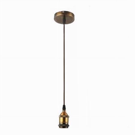 Lampadario Portalampada A Sospensione Per Lampadine E27 Pendente 2 Metri E27-2m