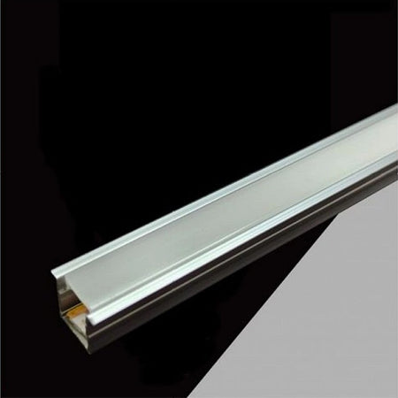 Profilo In Alluminio 2mt Completo Di Strip Led + Cover 12v 7w/mt Al-12v-2025-120