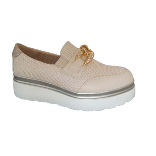 CINZIA SOFT MOCASSINA BEIGE