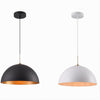 Lampadario A Sospensione Soffitto E27 Paralume Cupola In Ferro Elegante Ip20 B92