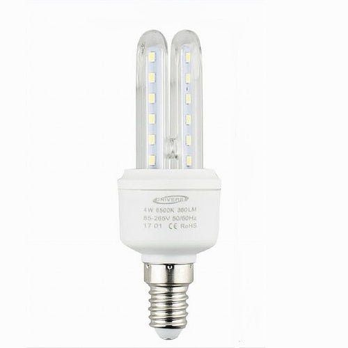 Lampadina Led Attacco E14 2u 4 W Luce Fredda Calda Naturale Illuminazione 2u-01