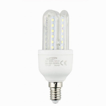 Lampadina Led E14 3u 6 Watt Luce Calda 3000k Fredda 6500k Naturale 4000k 3u-02