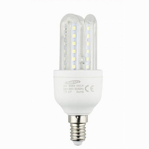 Lampadina Led E14 3u 6 Watt Luce Calda 3000k Fredda 6500k Naturale 4000k 3u-02