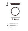 Vibia Up 50 cm Lampada da soffitto