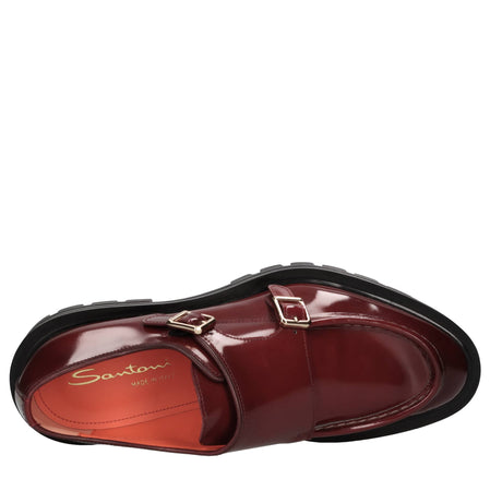 Santoni Scarpe basse Rosso da donna