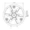 Estrattore fumi TRIAL CAF12Y-003S stufe a pellet 14706140