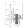 Estrattore fumi TRIAL CAF12Y-003S stufe a pellet 14706140