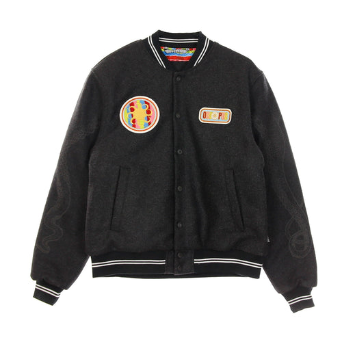 OCTOPUS Giubbotto College Uomo Legacy Patch Dark Grey da uomo