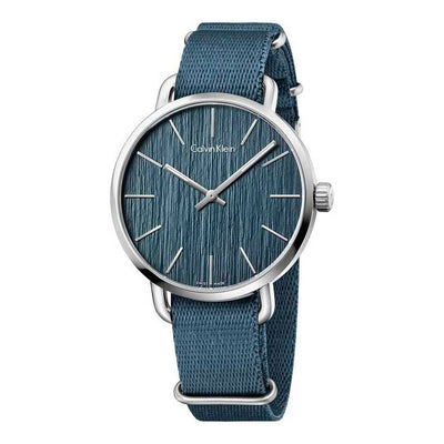 Orologio CALVIN KLEIN uomo Even tempo tessuto blu