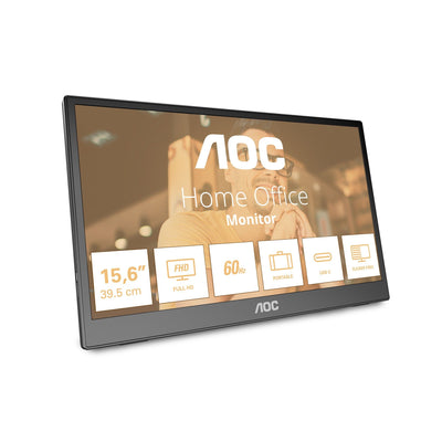 Aoc t2 16t3ea monitor pc 39,6 cm (15.6\) 1920 x 1080 pixel full hd nero