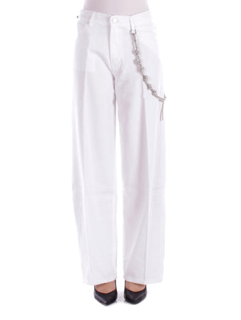 Pinko Pantaloni Bianco da donna