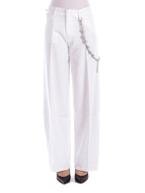 Pinko Pantaloni Bianco da donna