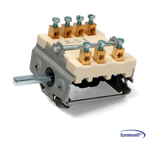 COMMUTATORE FORNO PROFESSIONALE EGO 49.24215.000 4 posizioni Alberino: 24mm