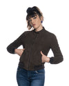 Timberly - Bomber Donna in Vera Pelle Nabuk