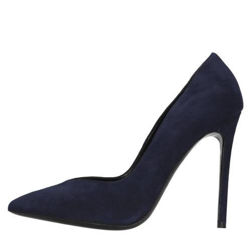 Grey Mer Scarpe con Tacco Blu da donna