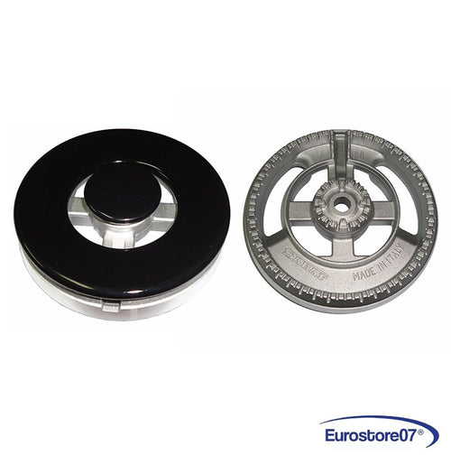 BRUCIATORE + SPARTIFIAMMA LUCIDO DOPPIA CORONA PIANO COTTURA CANDY HOOVER