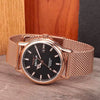 Orologio SECTOR uomo 660 datario bracciale acciaio oro rosa / nero