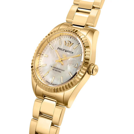 Orologio PHILIP WATCH donna Caribe datario acciaio dorato