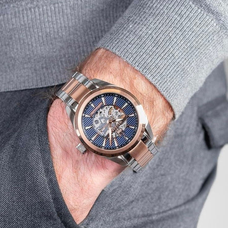 Orologio MASERATI uomo Traguardo Automatico bicolore / blu
