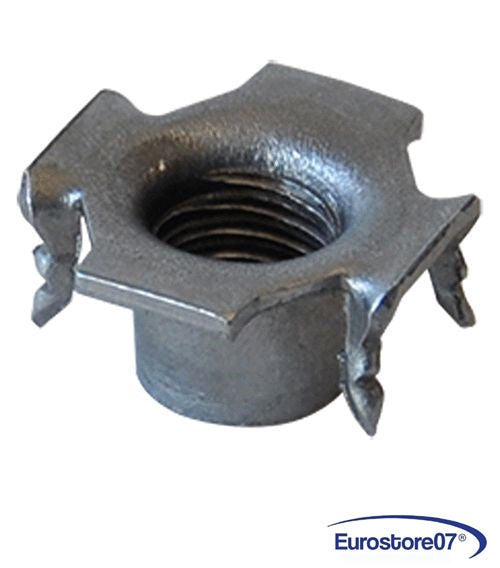 FONDELLO ACCIAIO TIPO 'RAGNO' - ø mm.5 MA x ø mm.17x8h IN acciaio zincato PZ 100
