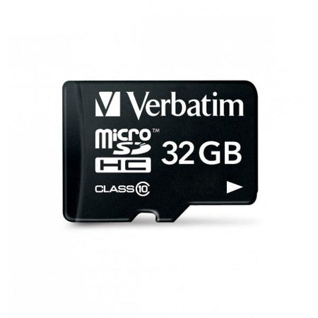 VERBATIM MICRO SDHC 32GB CLASSE 10 + ADATTATORE