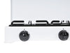 Fornello a gas da campeggio 3 fuochi Parker fiamma regolabile Made in Italy