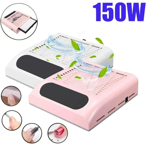 Aspirapolvere Per Unghie 80 W Manicure Professionale Collettore Polveri Filtro