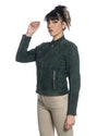 Zara Bis - Giacca Donna Verde in vero Camoscio