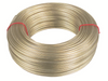 CAVETTO ACCIAIO OTTONATO RIVESTITO IN PVC TRASPARENTE mm. 8 - mt. 100
