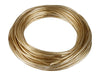 CAVETTO ACCIAIO OTTONATO RIVESTITO IN PVC TRASPARENTE mm. 8 - mt. 100