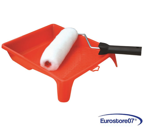 SET RULLO CON BACINELLA PER PITTURE MURALI - rullo cm.3,7 cm.22x25x32,5h.