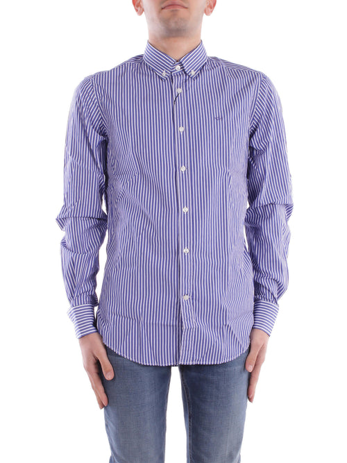 Paul&Shark Camicie Riga larga blu da uomo