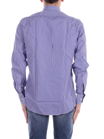 Paul&Shark Camicie Riga larga blu da uomo