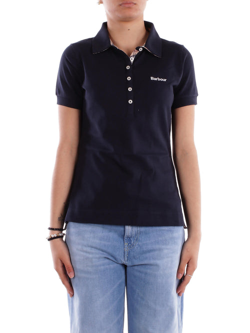Barbour T-shirt e Polo Blu da donna
