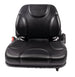 Sedile MUL020MA in sky nero con sospensione meccanica microswitch e cintura