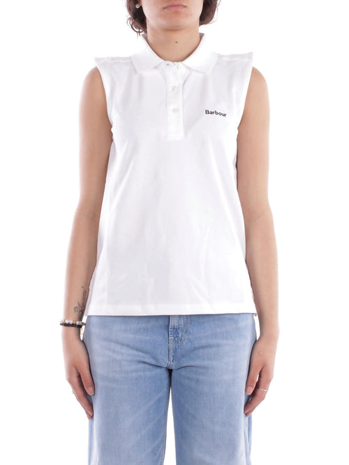Barbour T-shirt e Polo Bianco da donna
