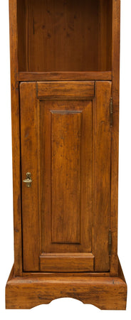 Biscottini Biscottini Libreria in Legno Massello Tiglio Finitura Noce 40x30x196 Design