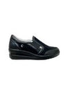 CINZIA SOFT scapa slip-on in camoscio in nabuk nera IV119829