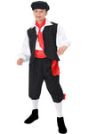 COSTUME CARNEVALE TARANTELLA BAMBINO DA 5 A 13 ANNI - PEGASUS 1820