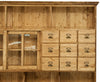 Biscottini Mobile farmacia in legno massello di tiglio finitura naturale L284xPR40xH220 cm . Made in Italy