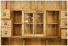 Biscottini Mobile farmacia in legno massello di tiglio finitura naturale L284xPR40xH220 cm . Made in Italy