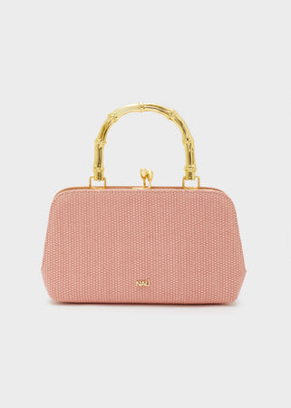 Borsa rigida a mano tessuto