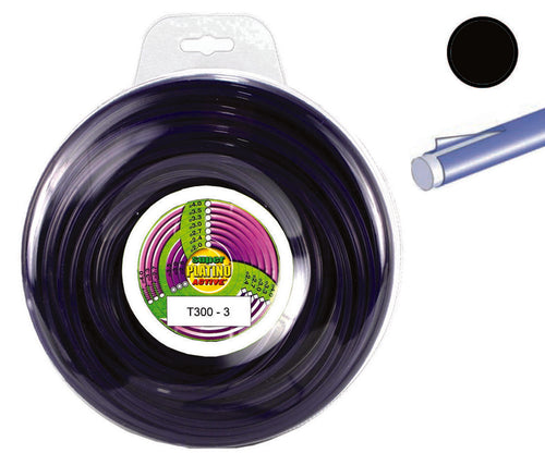 FILO NYLON PLATINO T300 TONDO VIOLA PER DECESPUGLIATORI - ø mm.3 - mt.15