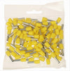 Confezione 100 Pz Tubetto Capicorda Isolato Per Cavi 10mm² Terminale 12mm E10-12