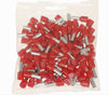 Confezione 100pz Tubetto Capicorda Isolato Per Cavi 1.5mm² Terminale Da 8mm E1508