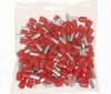 Confezione 100 Pz Tubetto Capicorda Isolato Per Cavi 16mm² Terminale 12mm E16-12