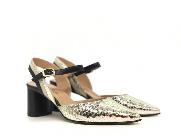 MOT - CLé' BY DONNA SOFT Slingback MOT1355 Platino