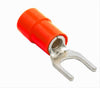Set 100 Pz Capicorda A Forcella A Crimpare Per Cavi 0.5-1.5 Mm² Isolato Sv1.25-4